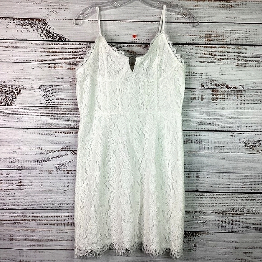 CIDER SIZE M WHITE LACE‎ DRESS WEDDING PARTY VACATION SUMMER SHORT